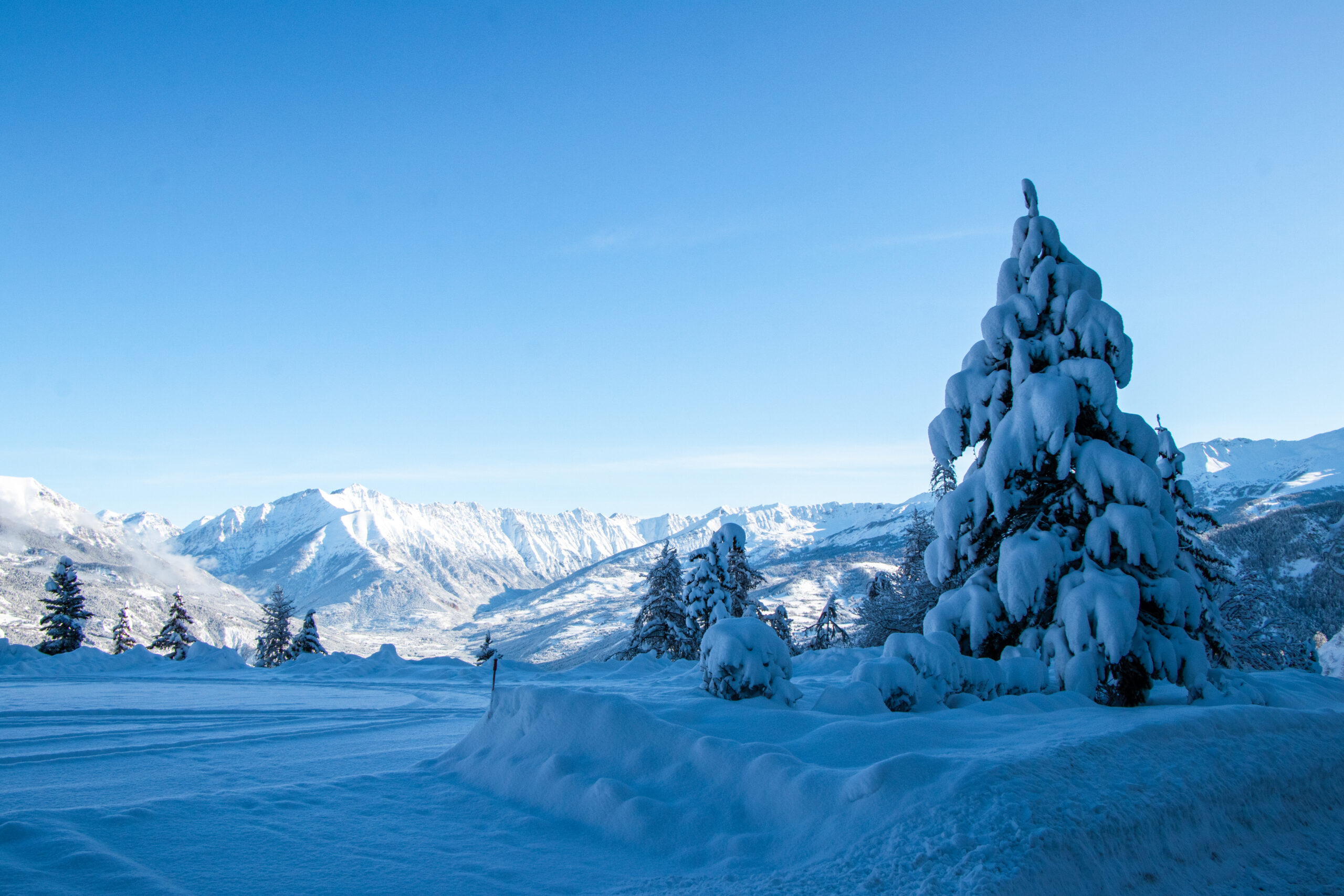 Neige Pra Loup itinéraires raquettes