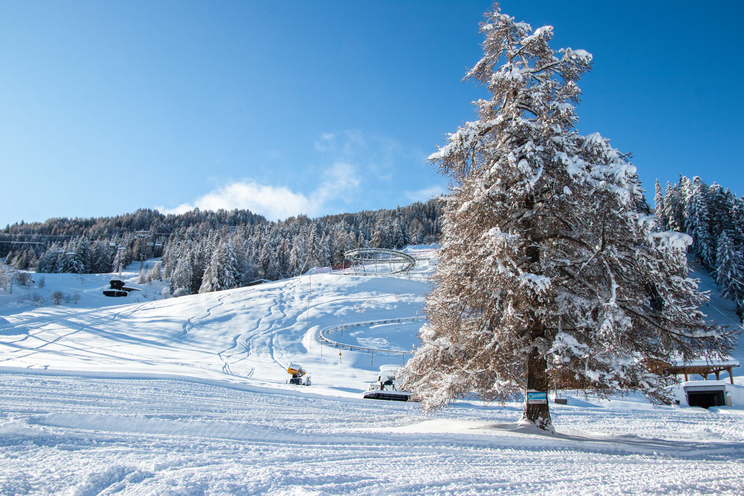 Inverno Neve Pra Loup PraLoops Slitta