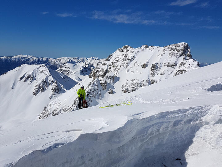 Jacques Le Hir: ski touring