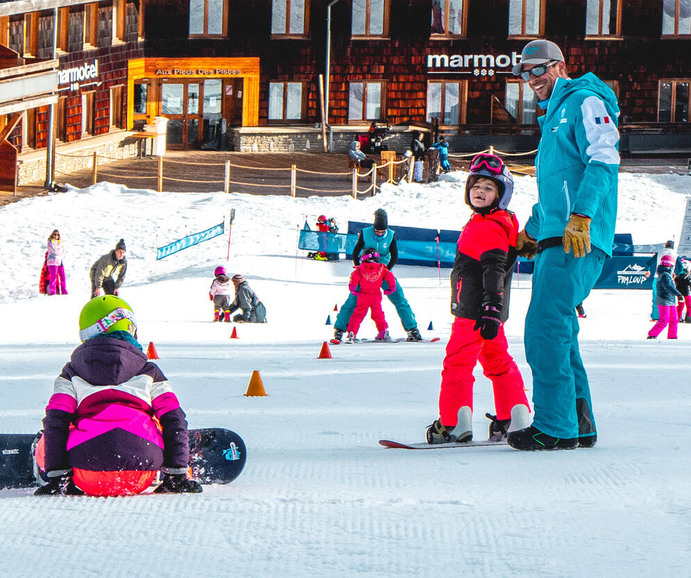 Cours de snowboard © UT-Brendan Le Peru