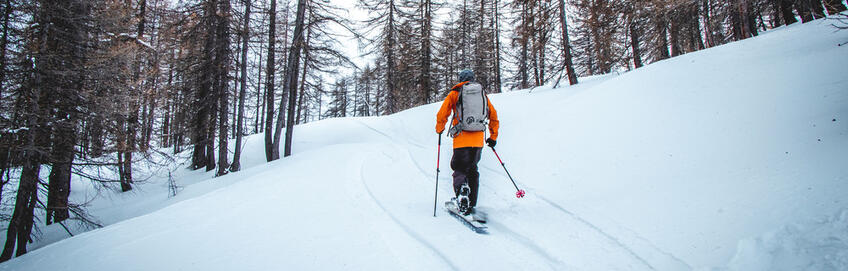 Ski de randonnée à Pra Loup © Pierre Allaire