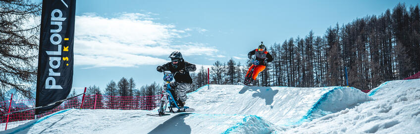 Snowscoot à Pra Loup © UT-Brendan Le Peru