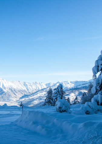 Neige Pra Loup itinéraires raquettes