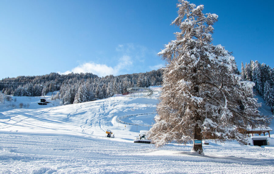 Neige hiver Pra Loup PraLoops Luge