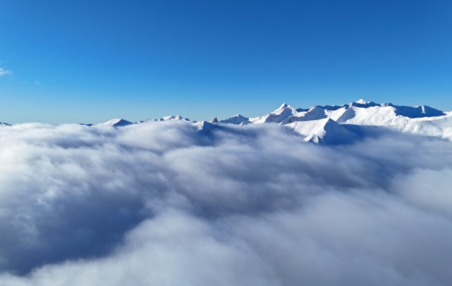 Mer de nuage Pra Loup Hiver