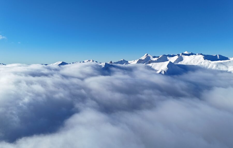 Mer de nuage Pra Loup Hiver