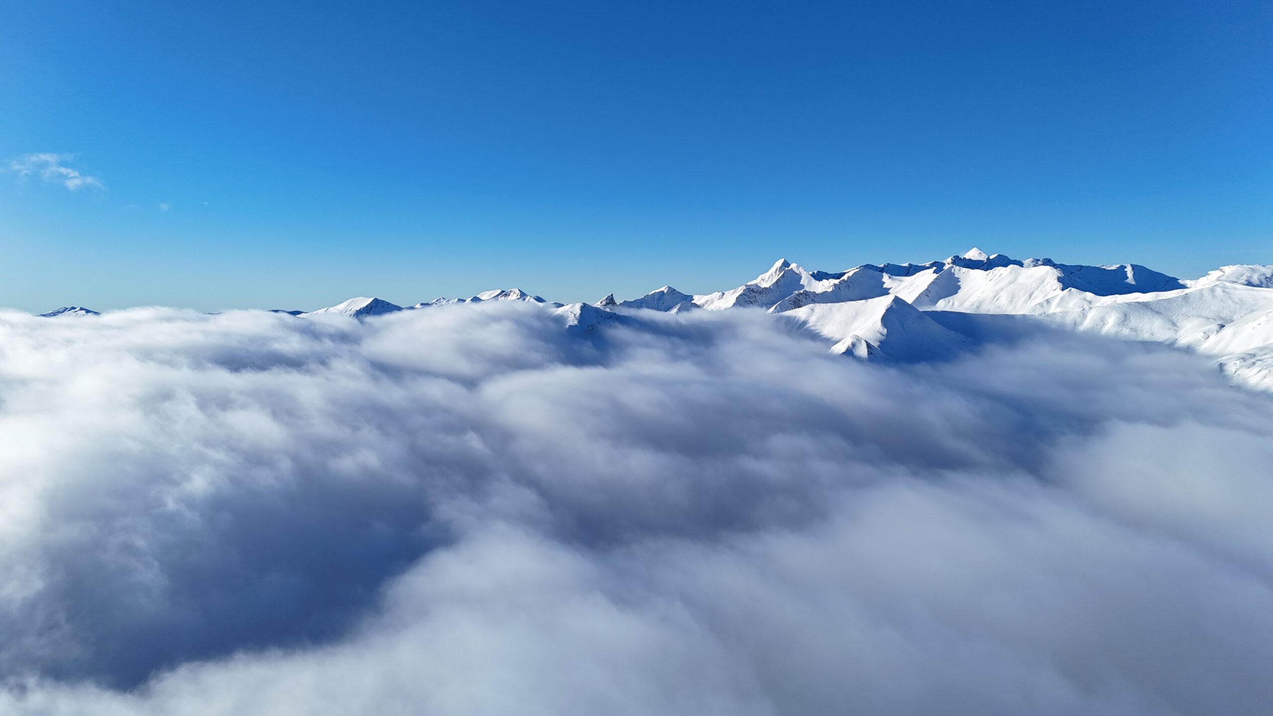 Mer de nuage Pra Loup Hiver