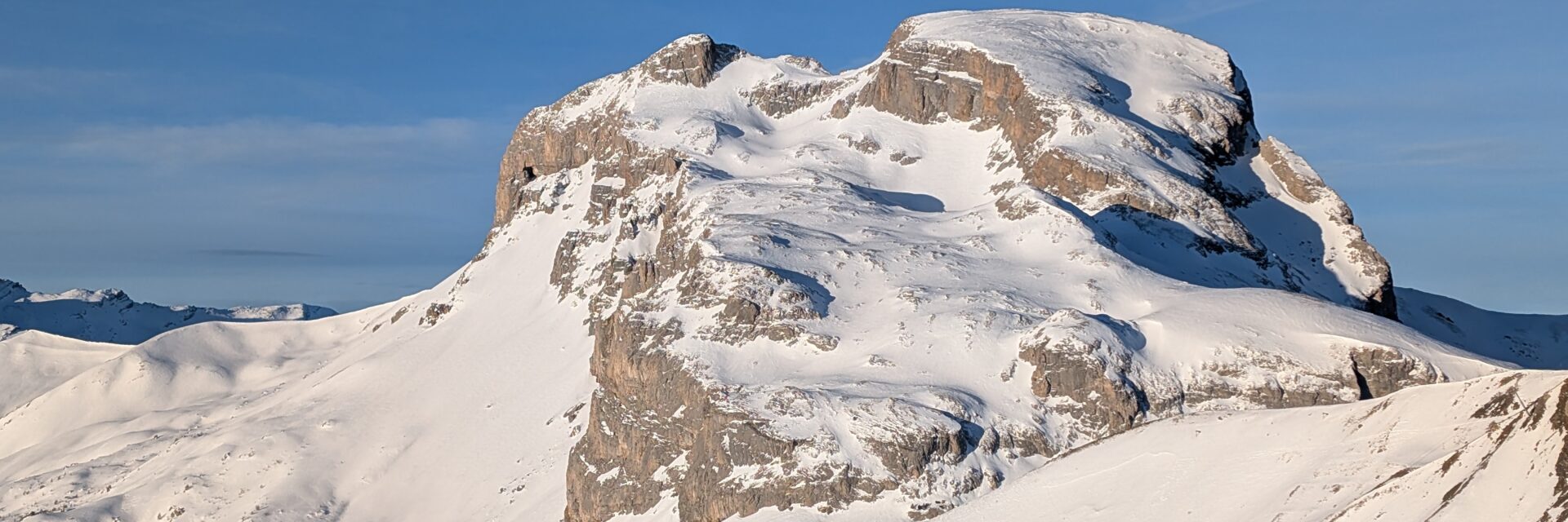 Ski de randonnée à Pra Loup, Ubaye, Mercantour, Séolane